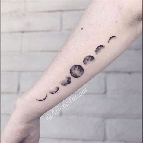 lunas para tatuajes|fases de la luna tatuaje.